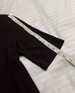 Burgandy Top Stretchy Bust 36-38 N More