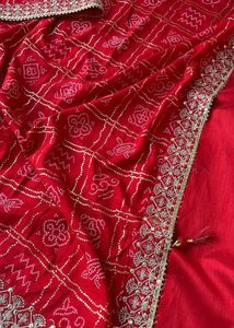 Brand New Soft Silk Saree- Red Colour