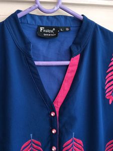 Beautiful Navy Blue Kurti