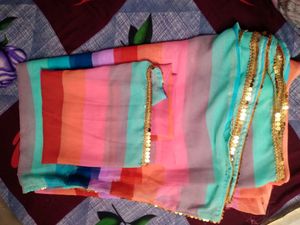 💥Sale💥Aliya's Famous Multicolor Saree💥
