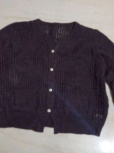 Crochet Knit Cardigan