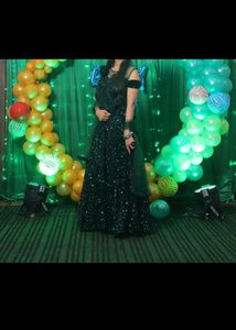 Emerald Sequin Ball Gown