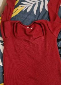 Redamancii heart neck full sleeve top