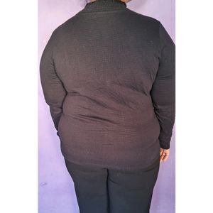 Black Classy Highneck For Winters
