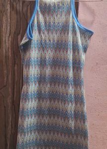 Chevron Knit Mini Dress