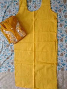 Elegant Yellow Kurta