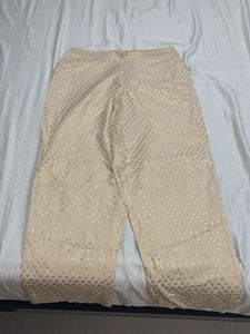 Gold Patterned Trousers