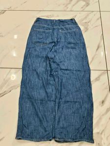 Wide Leg Denim Jeans