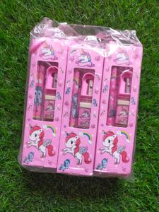Pack Of 12 Unicorn Stationery Set Pink