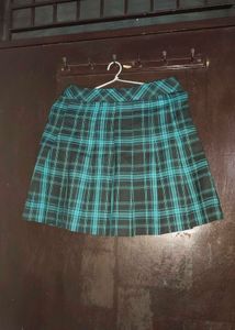 Plaid Mini Skirt