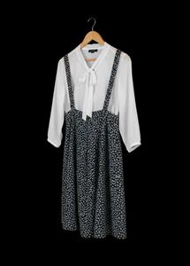 B&amp;W Pinafore dress
