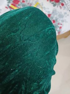 Green Velvet Plussize Pants