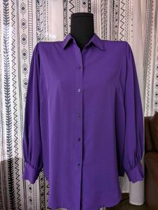 Purple Long Sleeve Top