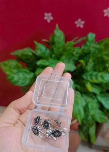 Silver Tone Nose Ring 6 Set