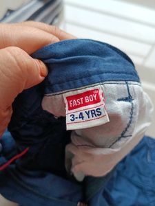 Kids Shorts With Belt