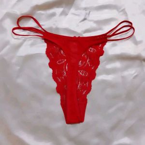 Red Lace Thong panty