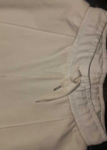 White Cargo Sweatpants