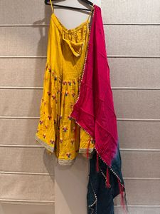 Yellow Kurta ShararaSet