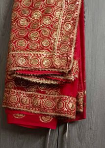 Heavy Work Saree With Blouse