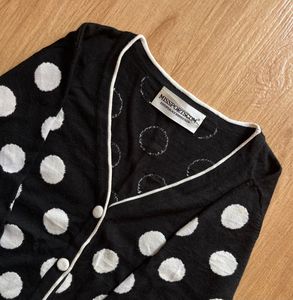 Vintage Polka Dot Cardigan