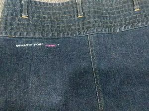 Denim Fitting Skirt