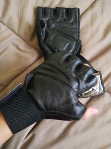 AS Black Gym Gloves