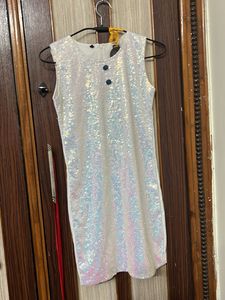 Denim Dress with Bag