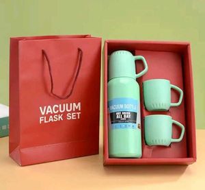 Beautiful Steel Bottle With Two Cups