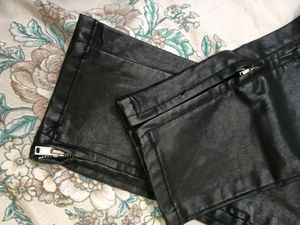 BLACK LEATHER SLIM FIT JEN&#39;S 🖤😎
