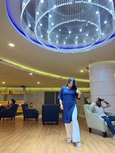 Elegant Navy Blue Kurta