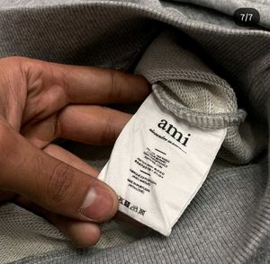 Gray AMI Paris Hoodie