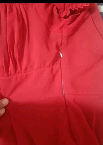 rust colour dress