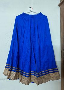 Royal Blue Ethnic Skirt