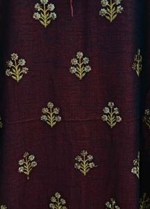 Embroidered Floral Maroon kurti ❣️