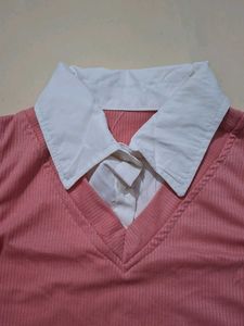 Cute Pink Knit Top