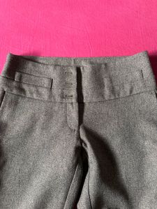 Grey Cropped Trousers