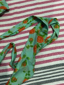 Floral Print Tie-Front Top