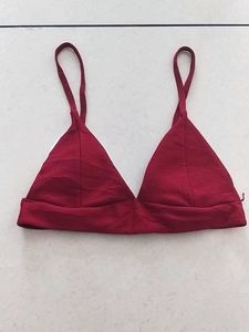 S Zaful Maroon Bra