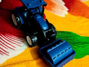 Toy road roller truck 💗
