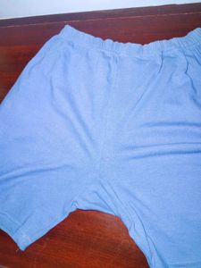 Blue Casual Shorts