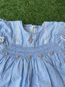 Beautiful Smoked Hand Embroidery Dress