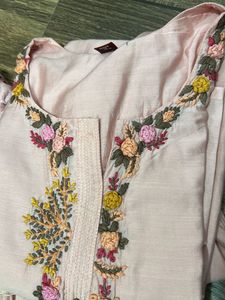 Floral Embroidered Kurta Set