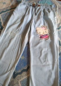 Cute Hello Kitty Jeans
