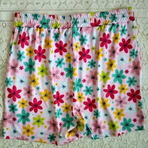 Cute Patterned Lounge Shorts Set