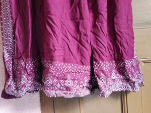 Elegant Maroon Maxi Dress