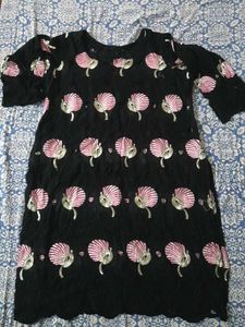 Beautiful Cut Work Kurta 🖤💗