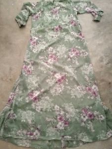 Floral Green Maxi Dress