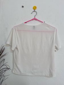 White Shear Basic Tee