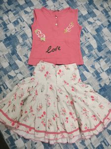 Cotton Skirt Top