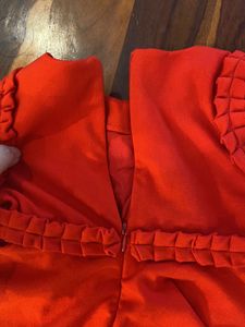 Beautiful Red Dress For Partu Wear And Casual
